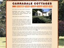 Tablet Screenshot of carradalecottages.com